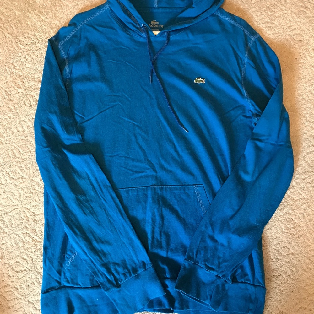 Men's Lacoste Hooded Long Sleeve T Shirt